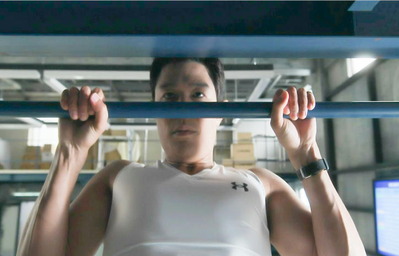 トレーニングしている宇多見