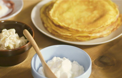 53出来上がったクレープ