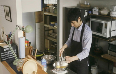 43牛乳を加えていく