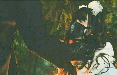 我路に止められるジュート