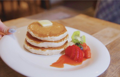 ベリーベリーのパンケーキです