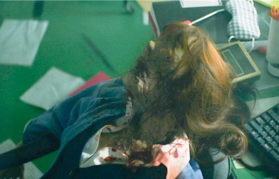 変わり果てた姿で死んでいた・・