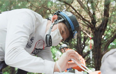 ちょっとしみるよー