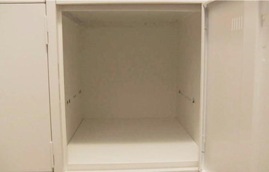 ロッカーは空だった