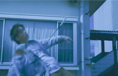 響の弓に倒れるゾンビ