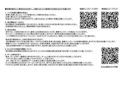 入場からピットまでの流れ