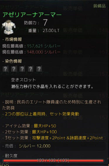 イマカラ始める黒い砂漠のお話その３２ 初心者装備 マンネン低レベル