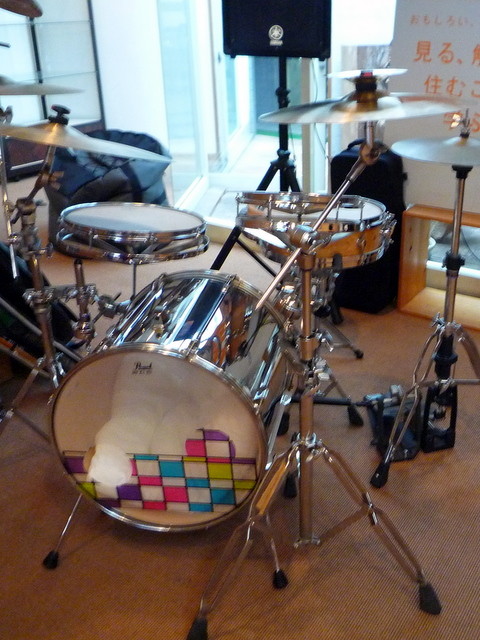 フロアタムのバスドラ化 パート2 18インチ篇 ＆ バスドラムのフロント