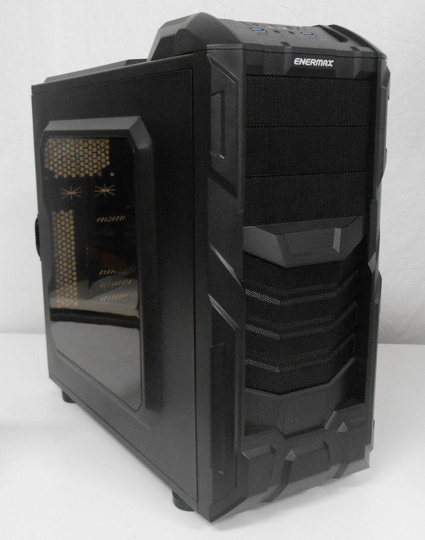 ドスパラ、ENERMAX製ゲーミングPCケース「COENUS ECA3290B-B
