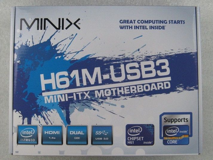 デュアルLAN搭載のMini-ITXマザーボード「MINIX H61M-USB3」をチェック