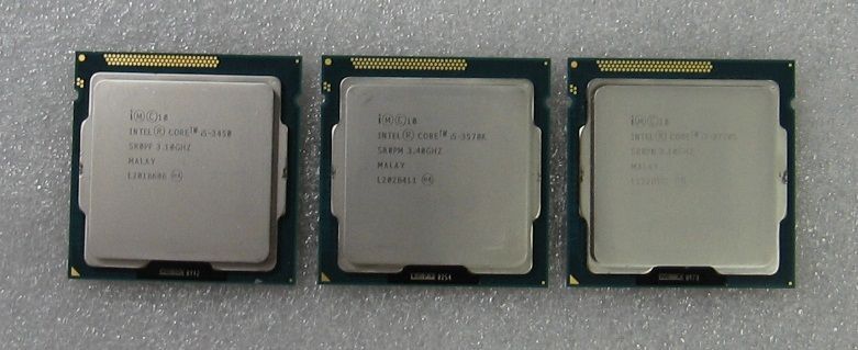 CPU六個セット　i7 860×3 i5 760 i3 2100×2　動作未確認