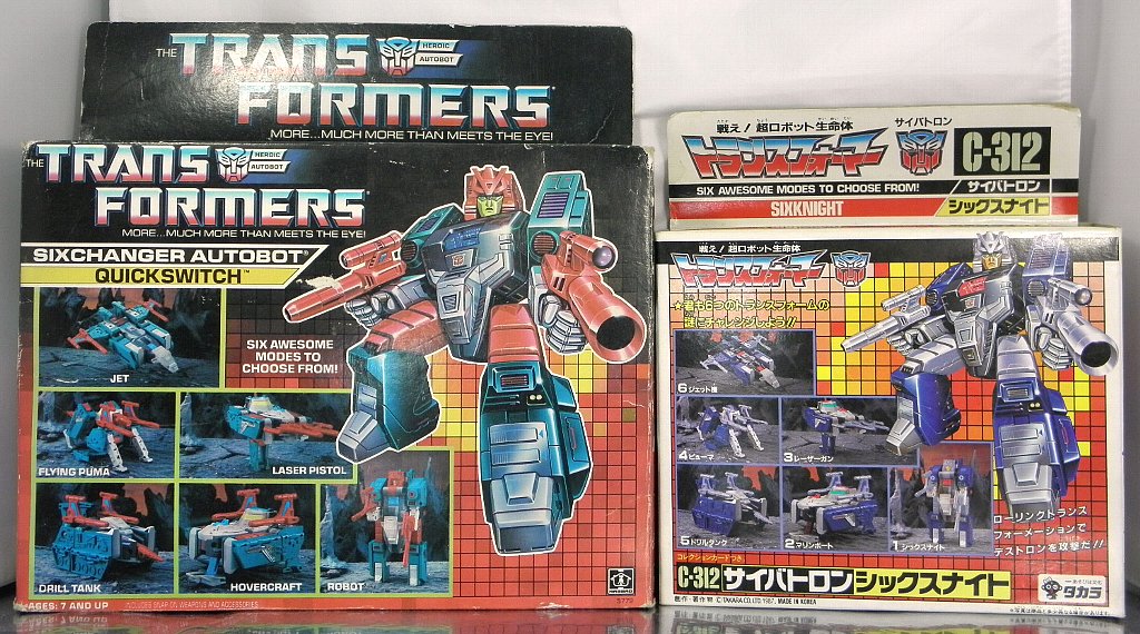 トランスフォーマータカラクイックスイッチシックスナイト