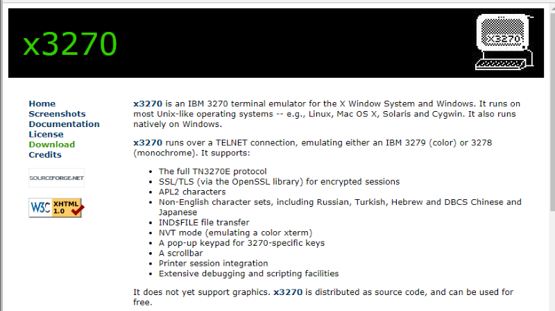 3270 terminal emulator mac os x
