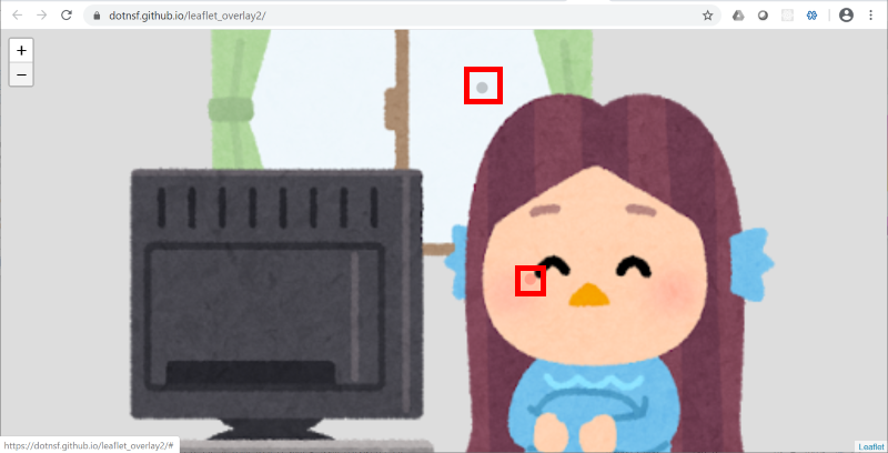 Leaflet Js の Ui で画像を表示する ２ まだプログラマーですが何か
