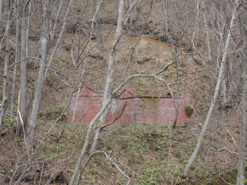 炭鉱】日本近代土木遺産に認定されている大正時代のレンガ建造物も残る