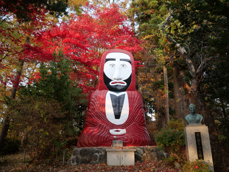 函館 だるま大使 達磨 大師 像 達磨大師座像