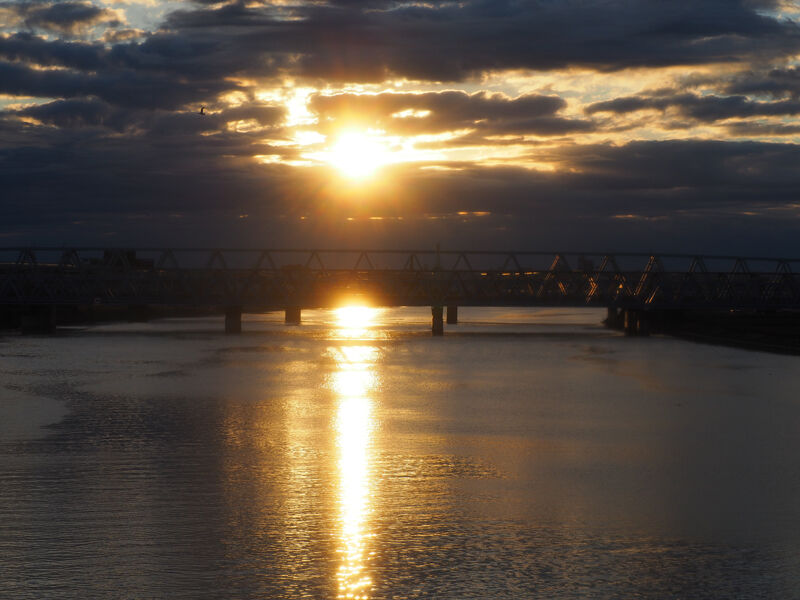 0101 お手軽初日の出スポット千住新橋荒川河川敷 北海道よりみち話 北海道の果てまで行ってみよう