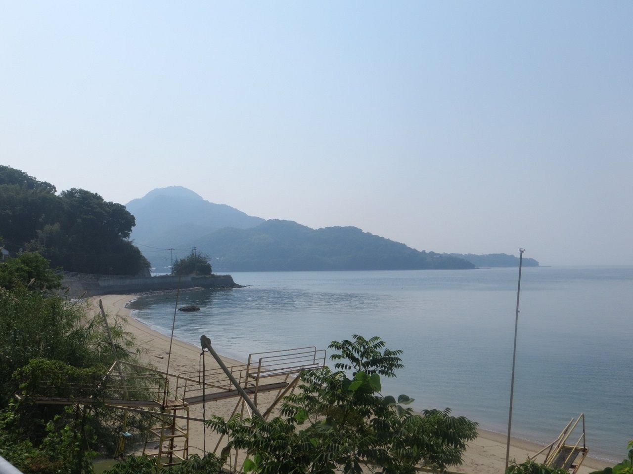 庄内半島の楠浜海水浴場跡 さぬきの中心から日々を語る