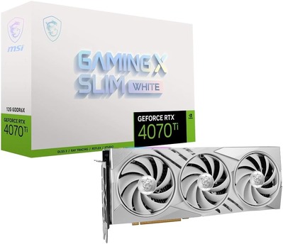 Amazon_MSI GeForce RTX 4070 Ti GAMING X SLIM WHITE 12G VD8658