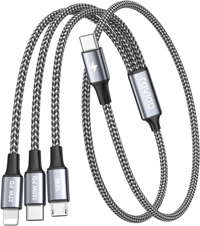 Amazon_RAVIAD 3in1 100W Multi Cable