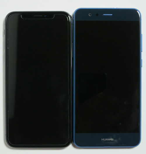 P10lite13iPhoneX