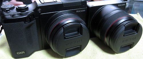 GXR A12 28mm & 50mm with Lens Cap for 28mm