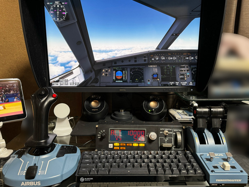 Thrustmaster TCA Officer Pack & Saitek Flight Multi Panel
