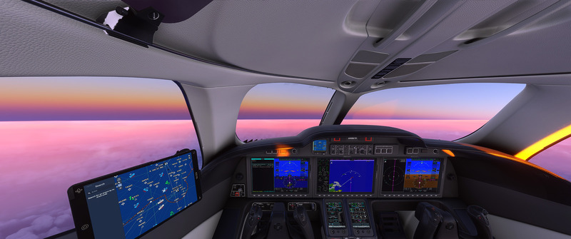 MSFS2024_202609_17HJetwithRedColoredClouds