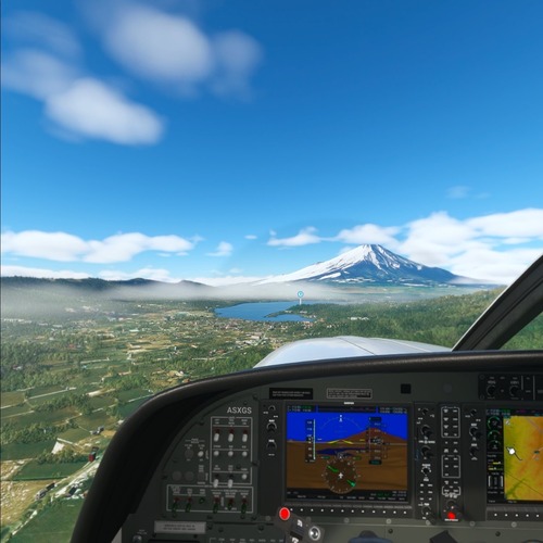 MSFS2020_202403_54VR_LakeKawaguchi2Mt.Fuji