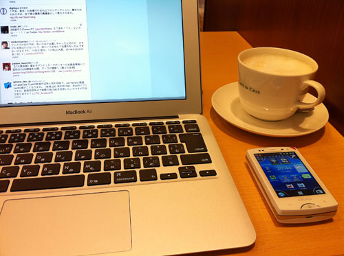 XPERIA_MiniPro13atCafe