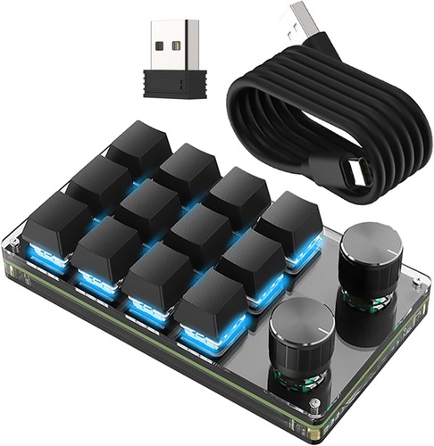 Amazon_SIKAICASE Macro Keyboard 12Keys 2Nobs