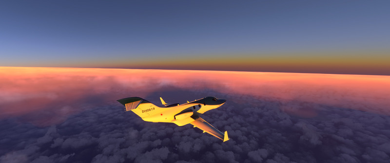 MSFS2024_202609_16HJetwithRedColoredClouds