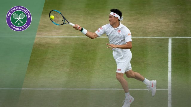 錦織圭2019ウィンブルドン8強