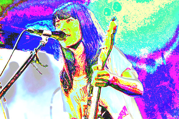 芸能人の加工写真 チャットモンチー 橋本絵莉子 せんせ 童子繭の写真加工土壌photos Effect Thermography Nude 照片效果