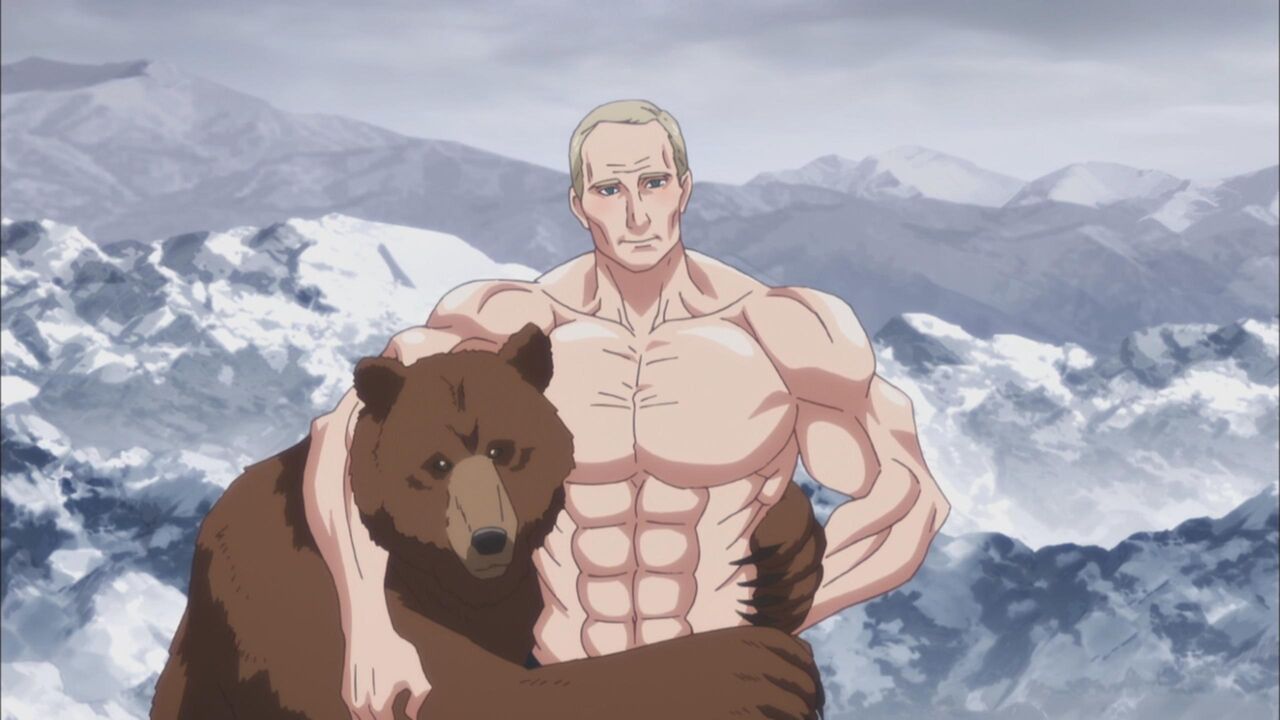 ガルパン ガールズ パンツァーのカチューシャ達はロシアではなくソ連なのでウクライナ情勢下でも不謹慎ではない ダンベルのプーチン風の人は どうだろうな 同人速報