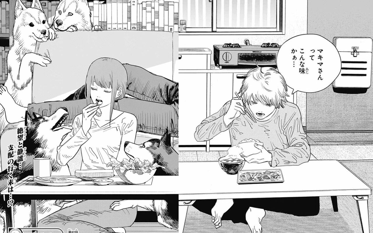 チェンソーマン 96話ネタバレ感想 次回重大発表でアニメ化が期待される のはいいけどデンジくんがマキマさんを生姜焼きにして食ってるんですが ネタバレ注意 同人速報 チェンソーマン 96話ネタバレ感想 次回重大発表でアニメ化が期待される のはいいけどデンジくんがマキマさんを生姜焼きにして食ってるんですが ネタバレ注意 同人速報