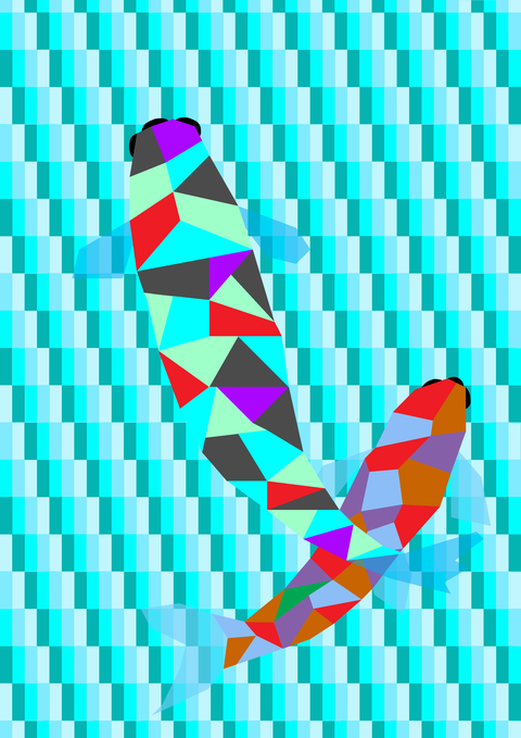 立体-鯉アート-11