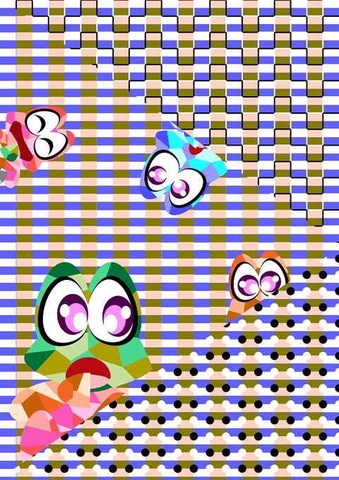 立体カエル-8