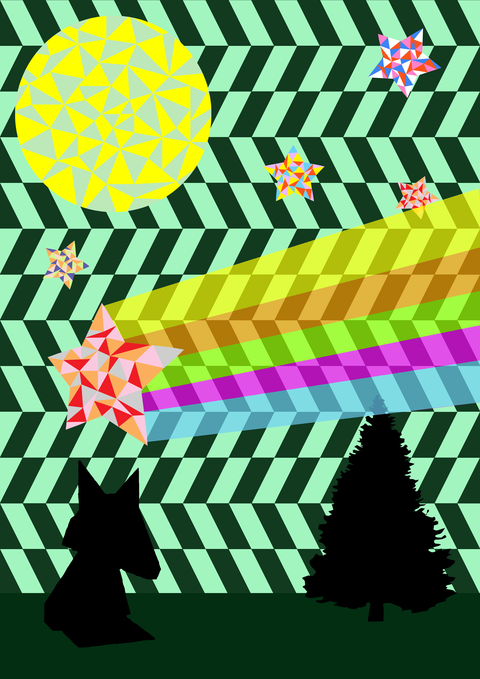 (P)立体スター２(ブログ)