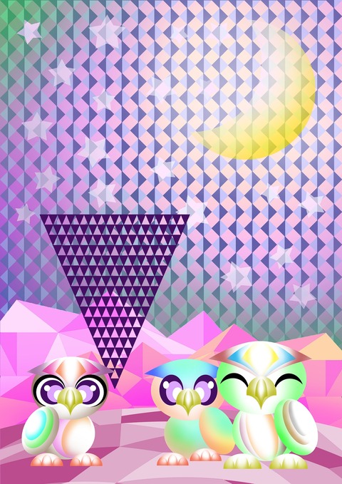 スプレーアート～フクロウ～－12