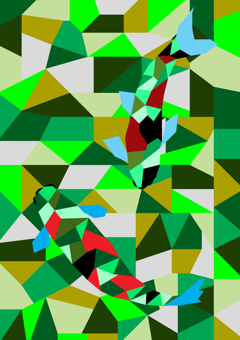 立体－鯉アート－1