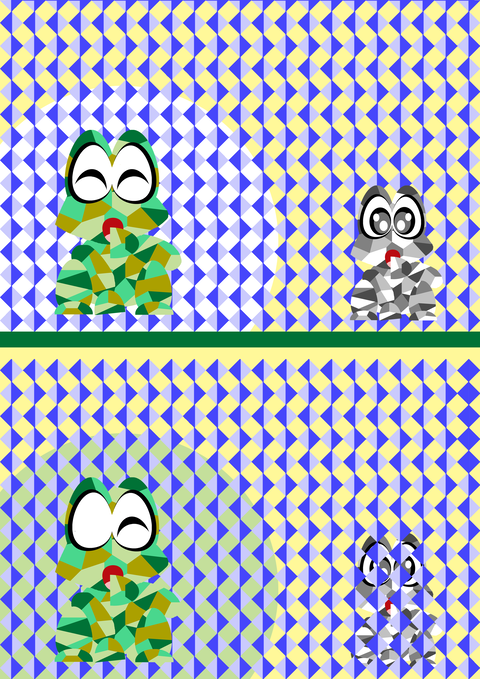 キャラと間違い探し