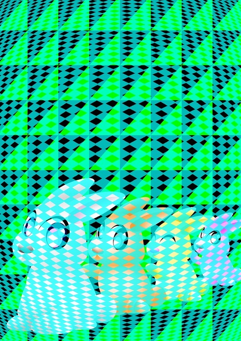 ぼかし模様－３