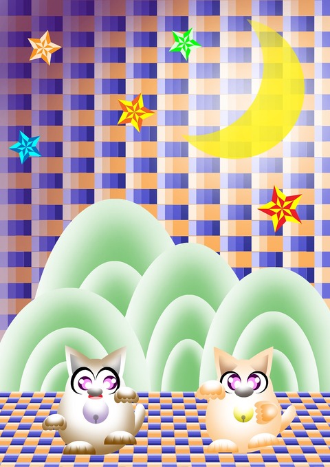 ひょうたんガエル＆招き猫－7