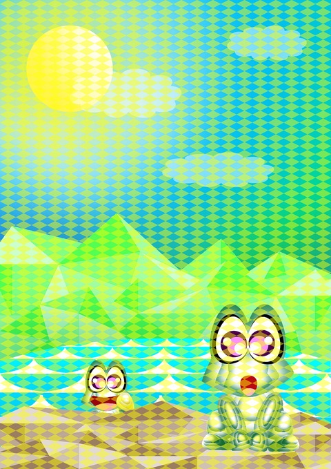 重ね壁紙－５