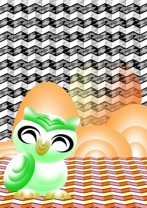 七色フクロウ－４