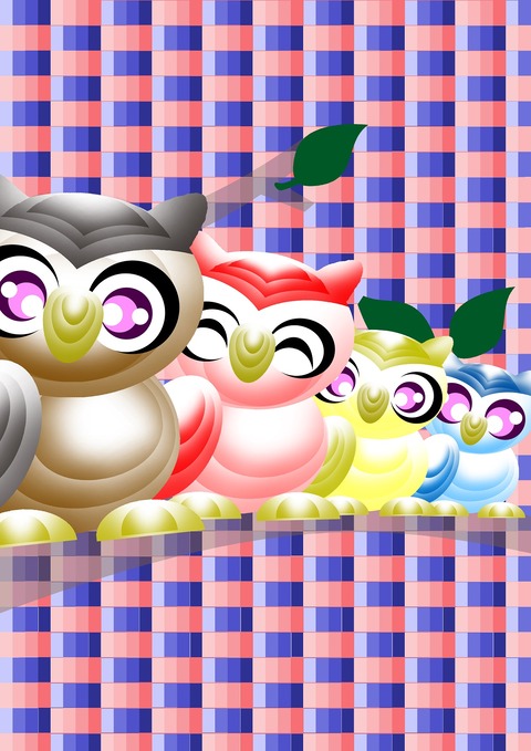 七色フクロウ－５