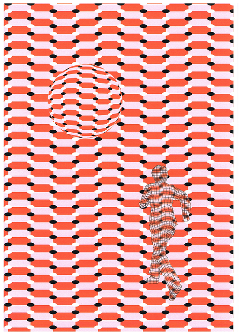 夕日に向かって