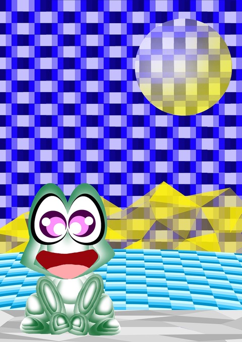 陶芸ガエル－１