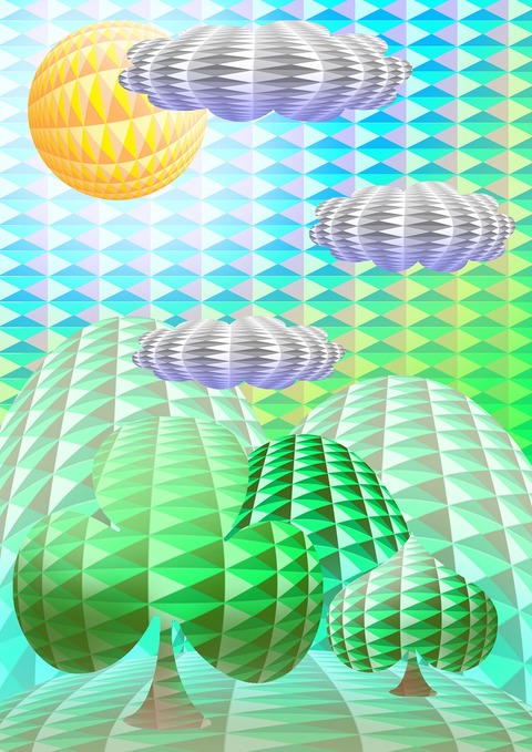 デフォルメ風景4-昼